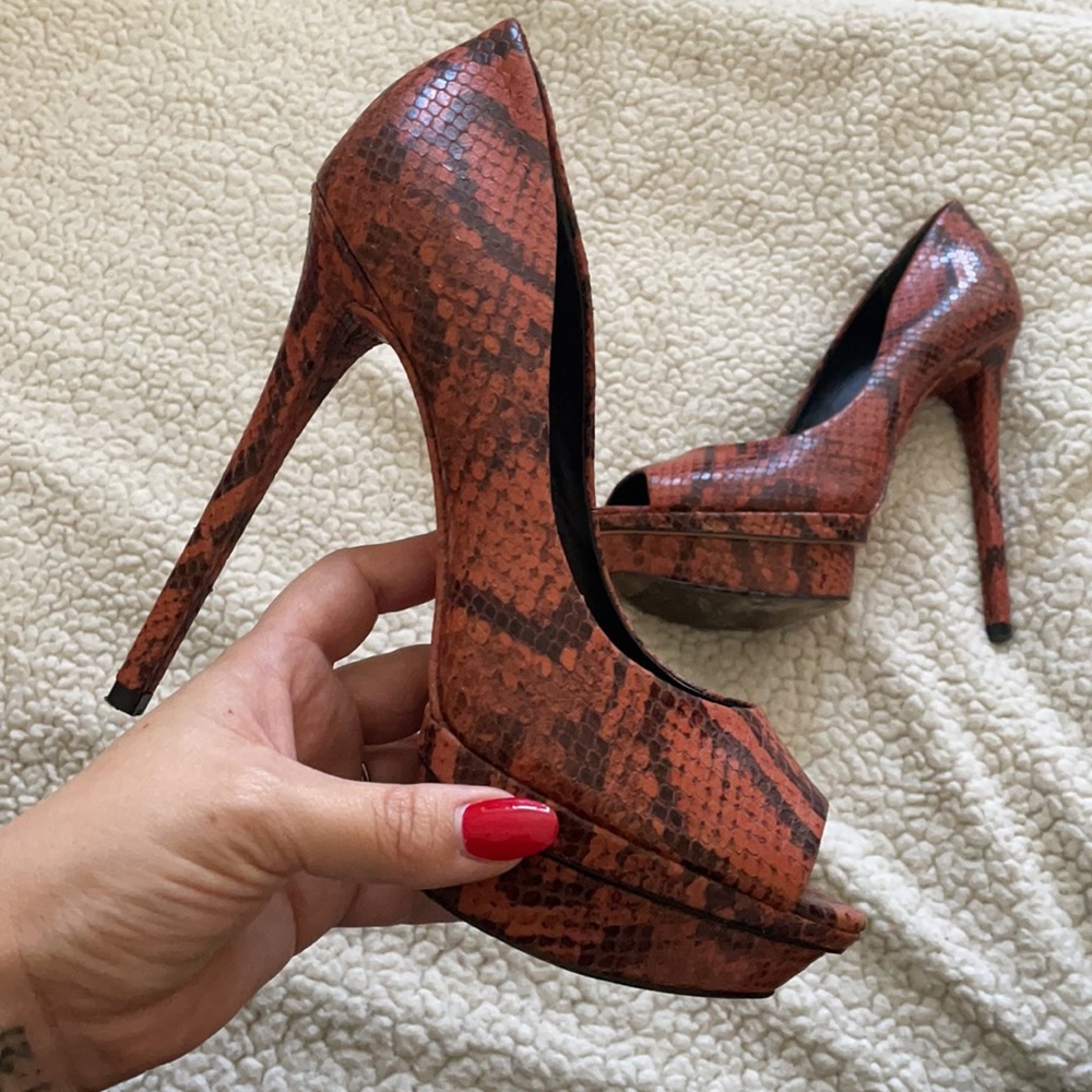 Brian Atwood Peep Toe Heels